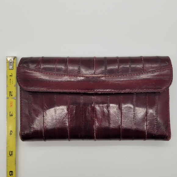 VINTAGE | genuine eelskin fold wallet - Picture 7 of 14